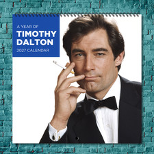 Timothy Dalton 2027 Wall Calendar 12 Month Celebrity Photo Fan Collectible picture