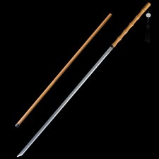Chinese Reversible Fine Thin Sword Tang Sword Manganese‑Steel Rapier Slim Sword picture