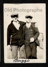1930S? 2 TOUGH GUYS BUDDIES HATS SUIT CIGARETTES OLD/VINTAGE PHOTO- C687 picture