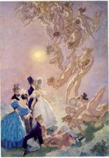 Norman Lindsay : Visitants From the Moon : Archival Quality Art Print 13