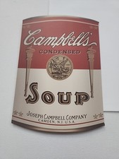 Vintage Holiday Soup Can Card: Vintage Campbell's Condensed Soup Can Shaped  picture
