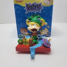 Rugrats Angelica Christmas Stocking Hanger Nickelodeon Cartoons w/Original picture