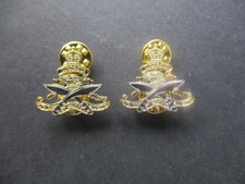 NEW  -  THE  KINGS GURKHA ARTILLERY COLLAR BADGES - KGA picture
