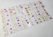 Lot Of 50 Vintage University Prepared Pathology Microscope Slides - Slides Only picture