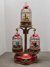 RARE VTG Mr. Christmas Holiday Song Birds Animated Musical Decor Working *READ* picture