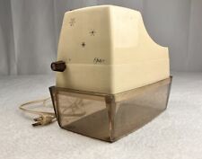 Vintage Oster Snowflake Electric Ice Cube Crusher 571-06B Almond & Brown Tested picture