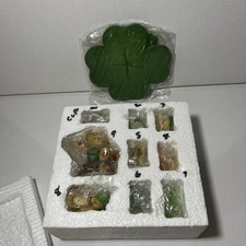 RARE Abbey Press Excl Cherished Teddies Mini Irish Tea Set 542105 St Patrick NEW picture