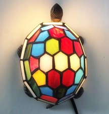 Tiffany Turtle lamp Stained Glass Turtle Night Light Tiffany lamp, Turtle HMJ... picture