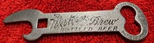 Old 1910’s Western Brew Beer Bottle Opener- Sioux City, Iowa picture