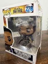 Michael B. Jordan Signed Black Panther #278 Erik Killmonger Funko Pop COA picture