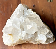 Large Natural Clear Quartz Crystal Cluster Multiple Points Display 6.25 lb picture