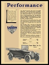 1916 Saxon Motor Car Co. of Detroit Six Model NEW METAL SIGN: 12x16 Ships Free picture