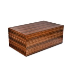 Large Executive Cigar Humidor Box, Macassar Wood - 75 To 120 Cigar Storage picture