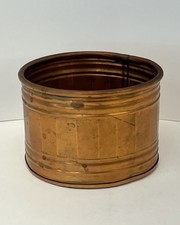 Vintage Soundry Handcrafted Copper 4.5” Planter - Made In India picture