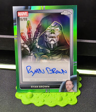 Topps 2026 Chrome Marvel Doctor Doom Ryan Brown Auto AA-RB Serial #/99 picture