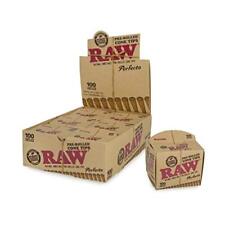 RAW Classic Natural Unrefined Rolling Papers Perfecto Pre Rolled Cone Tips 100 picture