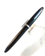 1950s Black Sheaffer Tip Dip Craftsman Fountain Pen F1 FINE nib Touchdown Filler picture