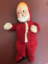 VINTAGE KNICKERBOCKER SANTA CLAUS CHRISTMAS PLUSH picture