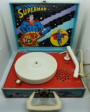 RARE Vintage 1978 Superman DC Comics Collector's Record Player Authentic Tested picture
