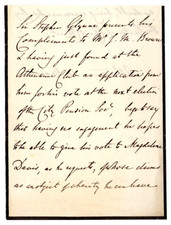 Stephen Glynne (1807-1874) Signed Letter / Autograph Politician Gladstone In-Law picture
