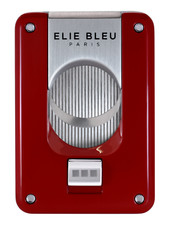 Elie Bleu Slide Button Cigar Cutter, Red Lacquer Finish, EBC4005, New In Box picture