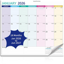 2026-2027 Magnetic Fridge Calendar 18 Monthly Magnetic Calendar picture