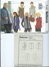 B 3257 sewing pattern Fabulous VEST in 2 lengths sew Trendy sizes 18-20-22 UNCUT picture