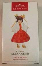 2025 Hallmark Deer Santa Madame Alexander Keepsake Ornament 30th In Series NEW picture