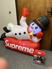 Supreme Snowman Blow Up Light Up Works No Stakes picture