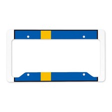 CafePress Sweden Swedish Flag License Plate Holder License Frame (1715872707) picture