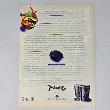 Nights Into Dreams Sega Saturn Benediction Print Ad/Poster Promo Art picture