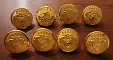 Vintage Military West Point Cadet Buttons (8) picture