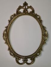 Vintage Oval Metal Ornate Frame 17