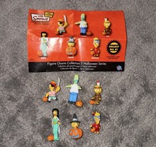 TOMY The SIMPSONS HALLOWEEN Series Figure Charm Series 1 Complete Set Of 6 2007 picture