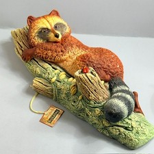 Vintage Bosson Chalkware Raccoon Wall Ornament Figurine Legend 1967 World Cup UK picture