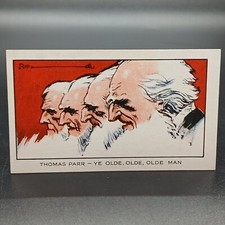 1934 Ripley's Believe It Or Not 153 YEAR OLD MAN Carreras Tobacco Cigarette Card picture
