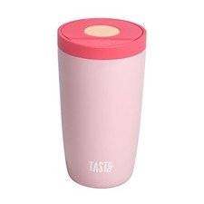 Tasty 12oz Insulated Stainless Steel Push Mug, Leak-Proof Lid with One-Hand O... picture