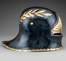 New German Sallet Helmet Medieval Knight Armor Steel LARP Historical Cosplay picture
