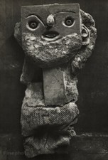 1949 Brassai Original Photo Gravure Of Picasso 1943 Concrete Sculpture Art 12x16 picture