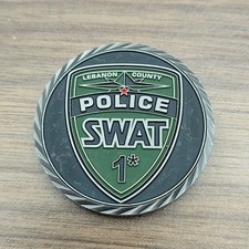 Lebanon County PA Police SWAT Challenge Coin picture