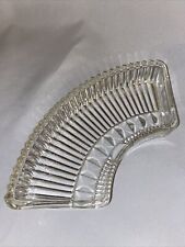  Kromex Glass Insert Lazy Susan Relish Dish Replacement Section Tray  picture