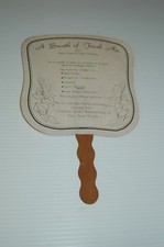 VINTAGE TEXAS POWER & LIGHT ELECTRIC COMPANY ADVERTISING HAND FAN picture