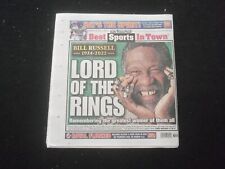 2022 AUGUST 1 NEW YORK POST NEWSPAPER - BILL RUSSELL DIED (1934-2022) picture