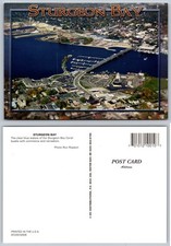 Continental Sturgeon Bay Aerial Harbor Postcard picture
