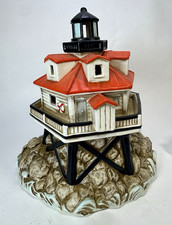 Geo. Z. Lefton Historic American Lighthouse lamp Thomas Point  Maryland 1995 picture