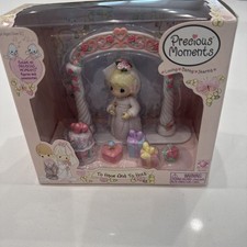 VNTG 2003 PRECIOUS MOMENTS 'TO HAVE AND TO HOLD' FIGURINE AND ACCESSORIES NIB picture