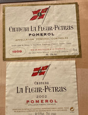 Lot Of 3 Château La Fleur PÊtrus Labels 2002 & (1989 x 2) picture