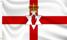 Northern Ireland Flag 3X2FT 5X3FT 8X5FT  150*90CM 90*60CM 244*150CM RED HAND picture