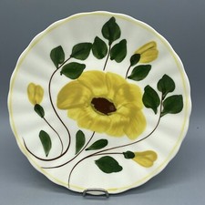 VTG Yellow Nocturne Pattern Bread/Dessert Plate Blue Ridge Southern Potteries (E picture