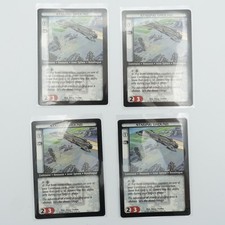 BattleTech CCG Trading Card Game Staging Ground set of 4 vintage cards picture